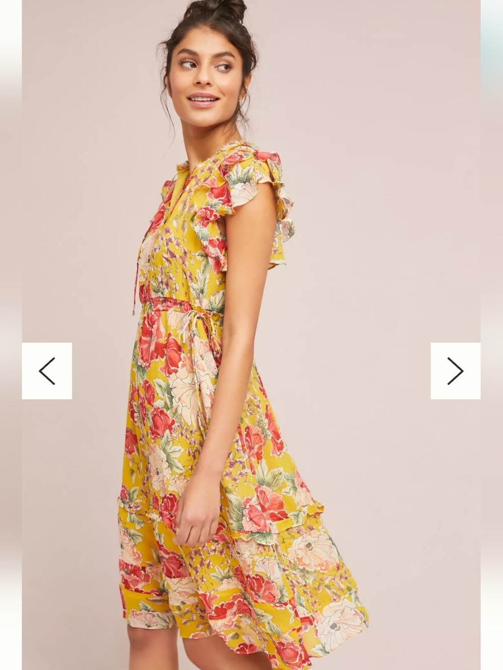 Anthropologie Ellory DressDolan Left Coast Silk Size XL Like New